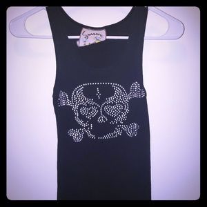 Metal Studded Tank Top